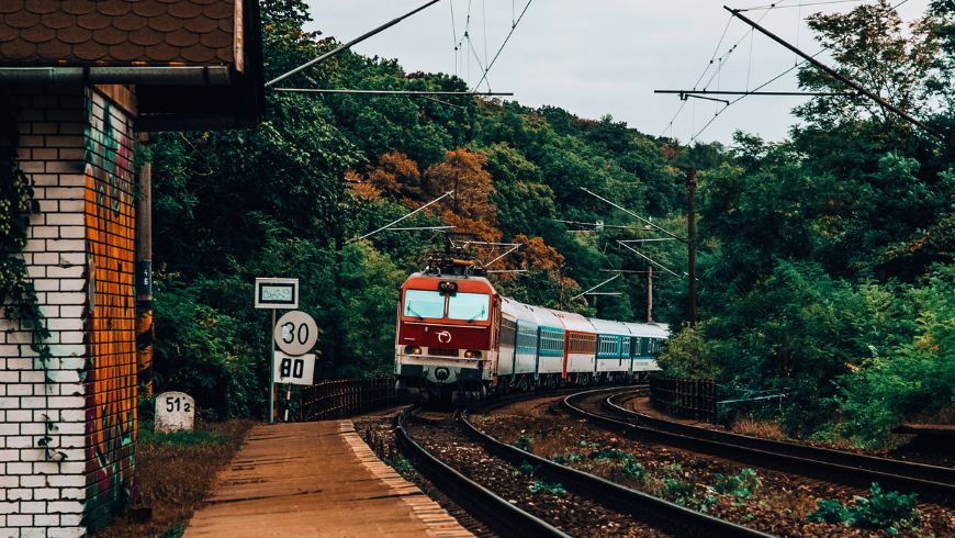 Train near Rehna, Germany