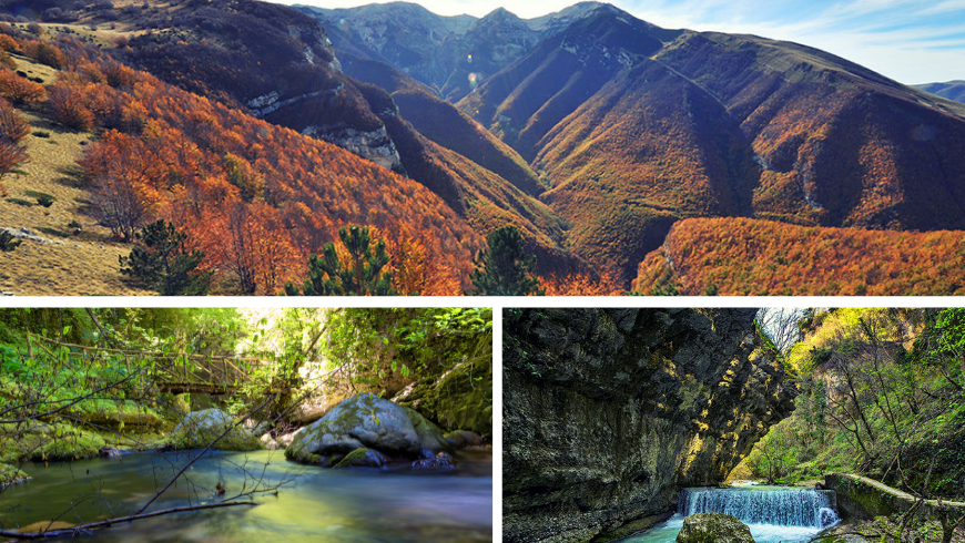 The Orfento Valley in Cortona rich in biodiversity