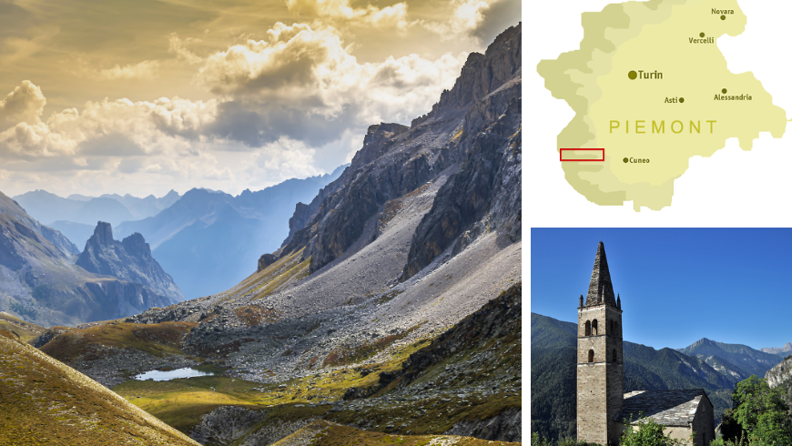 The Maira Valley, a charming valley in Piedmont, where the Occitan language is still spoken today.