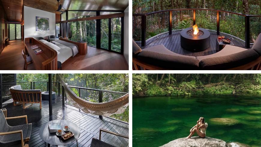 Eco lodge in the middle of the rainforest