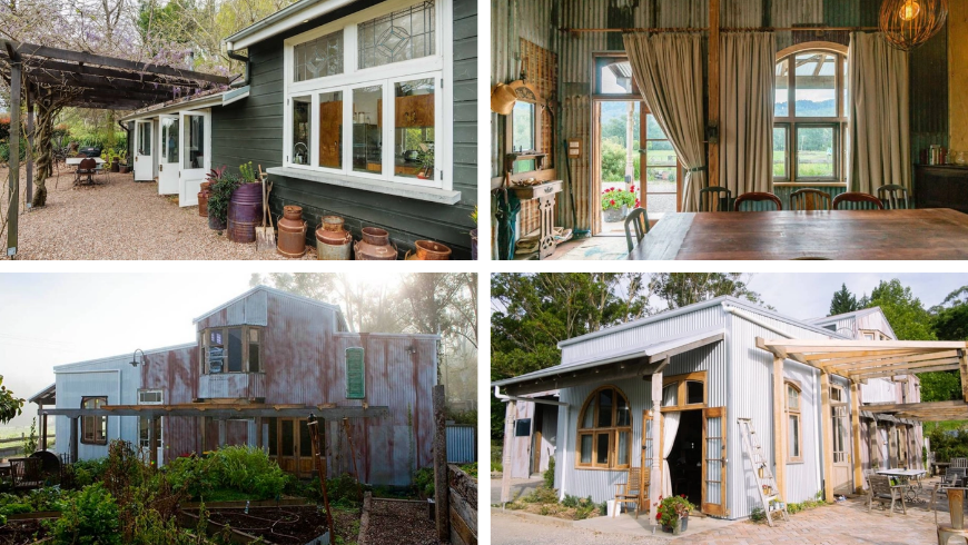 Eco house wood materials, rural area