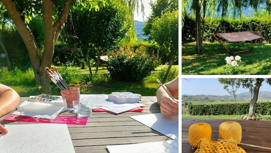 Creativity and mindfulness in Campania at Le Piracante, Caiazzo, Campania