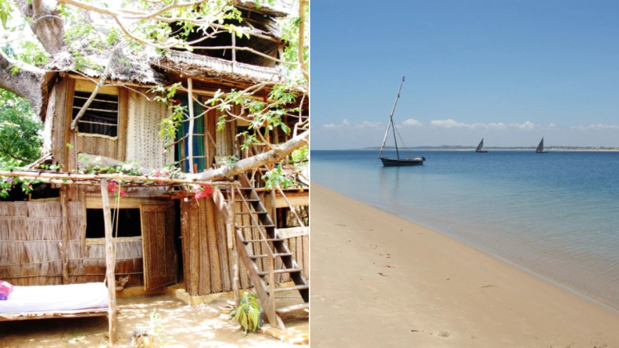 Island glamping in Kenya