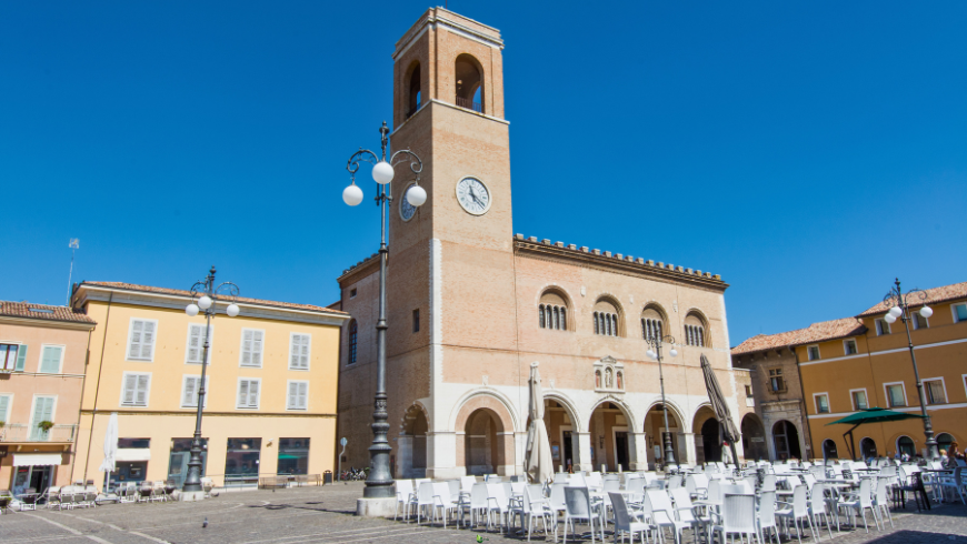 The city of Fano, Italy