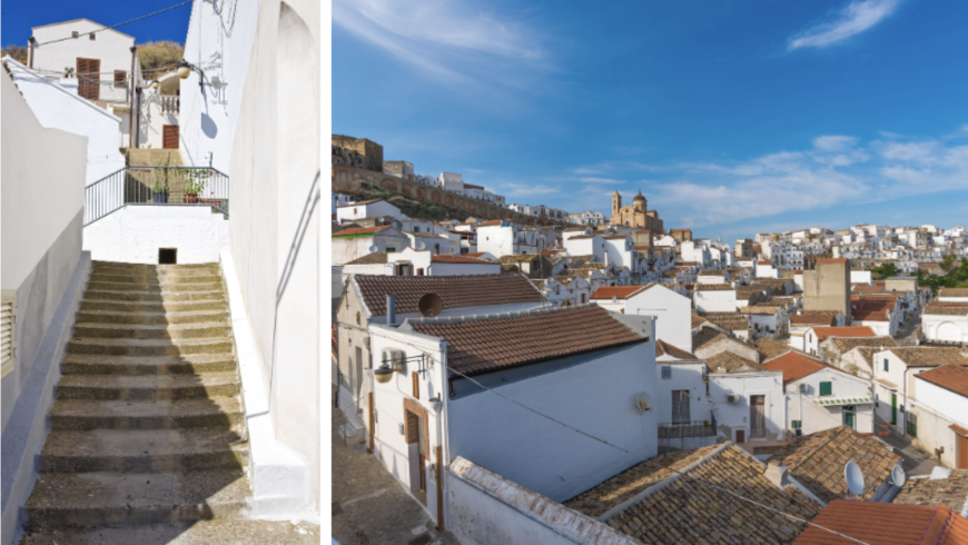 Pisticci, the white old town 