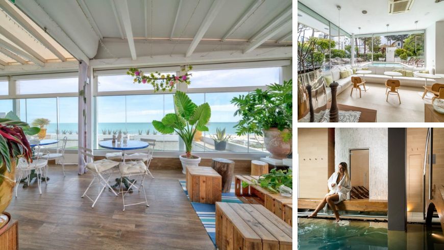 Riccione: a seaside eco-hotel combining wellness, design, and nature.