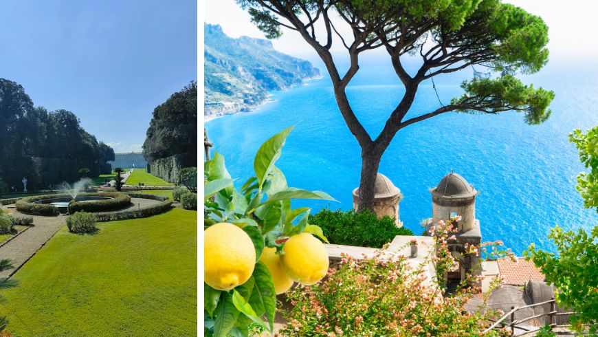 Royal Palace of Caserta and Amalfi Coast