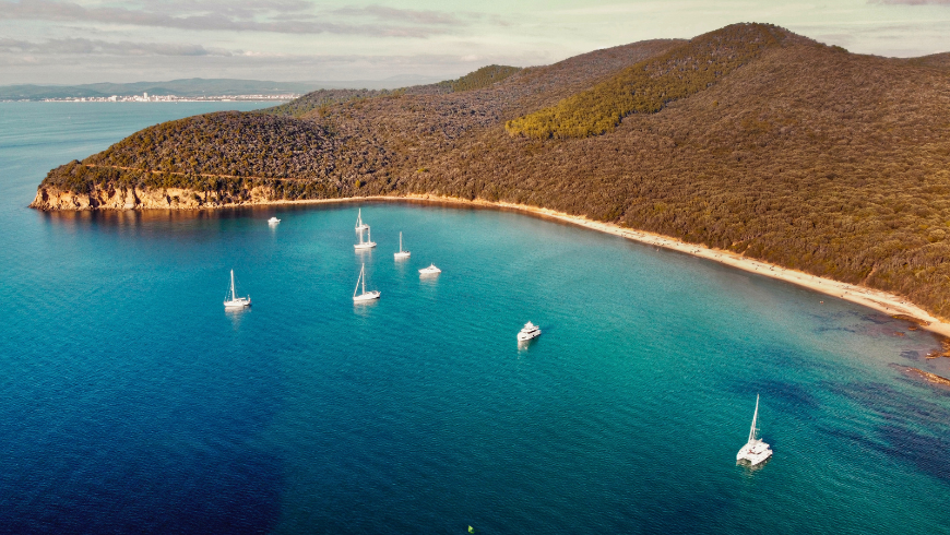 The beaches of Scarlino: Cala Violina