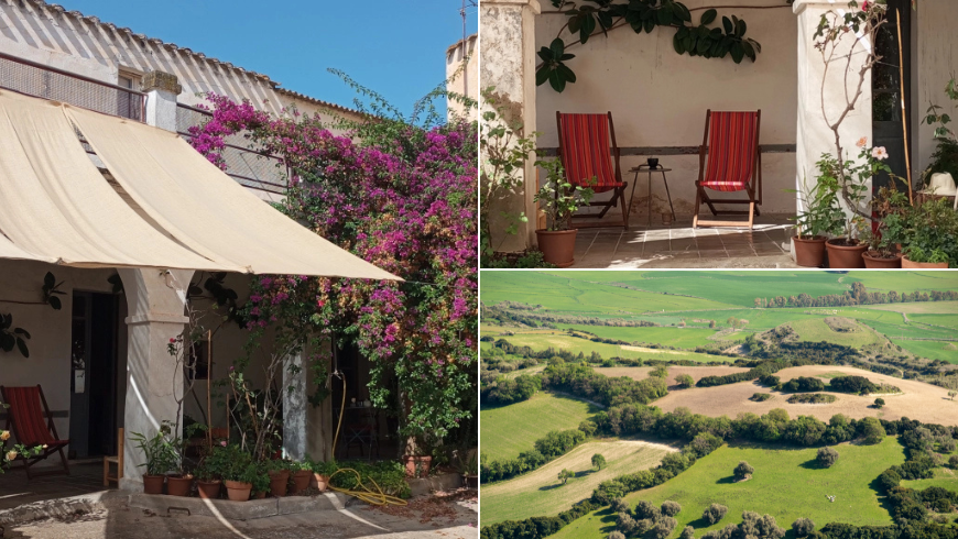 Casa M in Siddi, Sardinia, a restored stone house in Marmilla surrounded by rural landscapes and local heritage