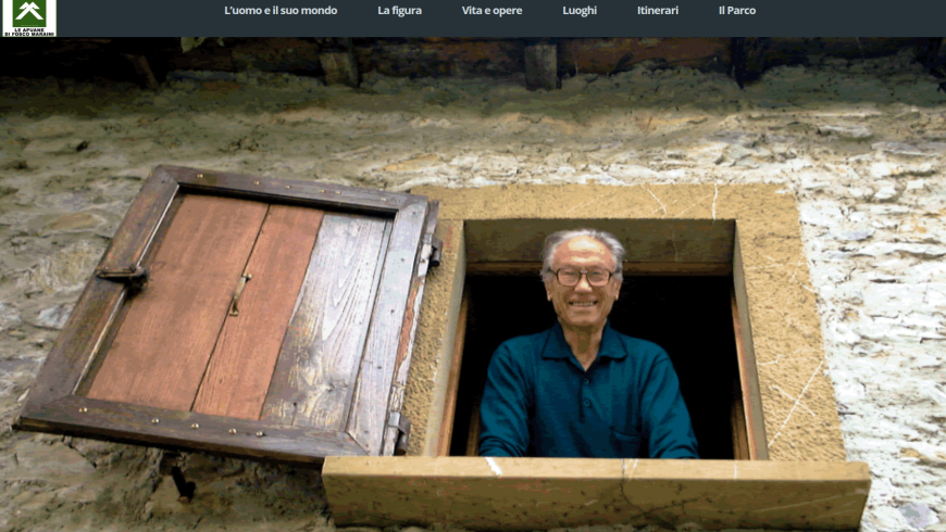 Fosco Maraini in his home in Pasquigliora, Apuan Alps