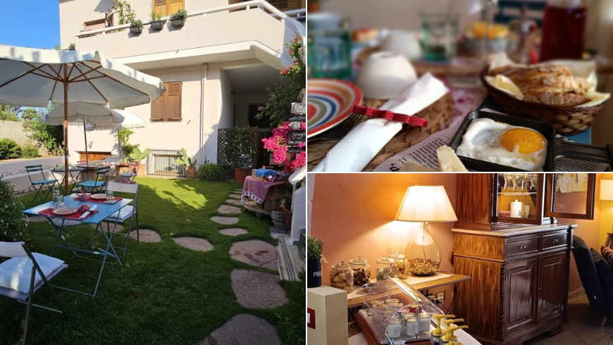Il Sentiero B&Bio in Sant’Antioco, with natural rooms, organic breakfast and island coastal views
