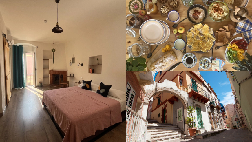 Trilli Ecobnb in Carloforte, Sardinia, with eco-friendly rooms, local breakfast and views of San Pietro Island

