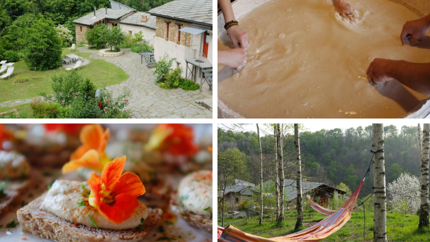 casa Payer: exterior, organic food and bread baking