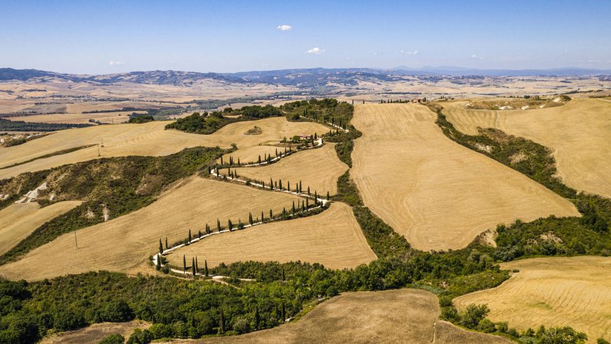 Hills in Val d'Orcia, Pienza
