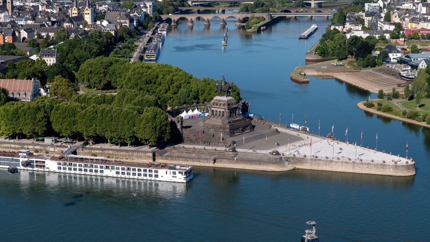 Photo of the Deutsches Eck in Koblenz