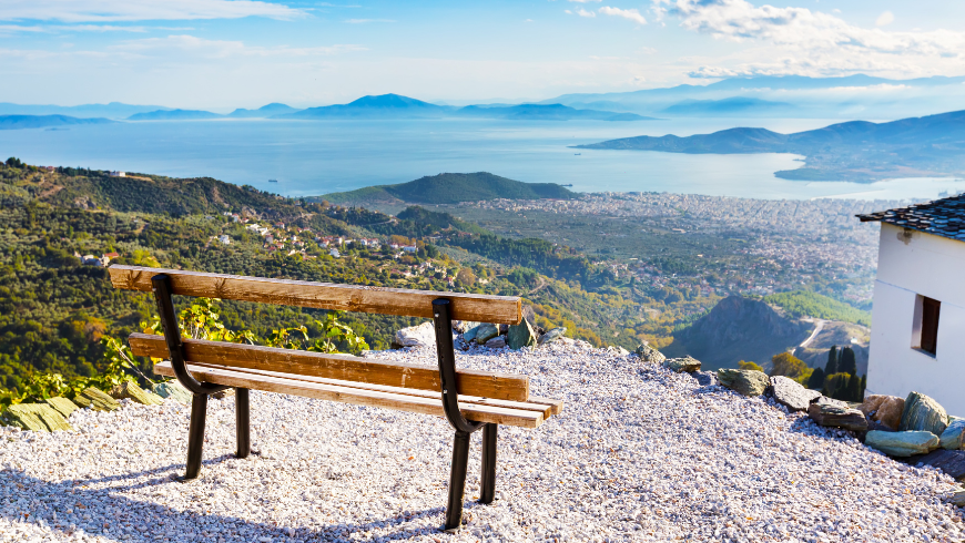 View from Mount Pelion