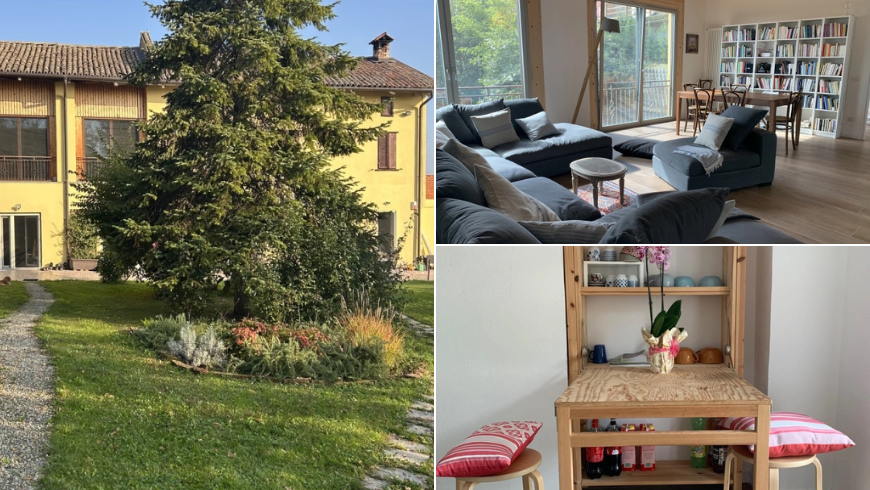 An eco retreat perfect for those who love reading, nestled in the hills of Monferrato.