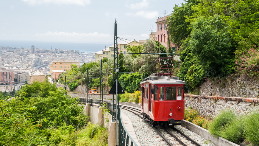 Granarolo rack railway in Genoa