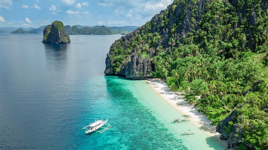 Daracotan Island or El Nido in Palawan