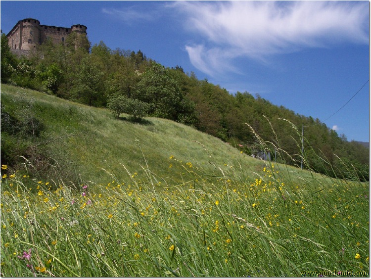 Compiano Castle, emilianischen Apennin