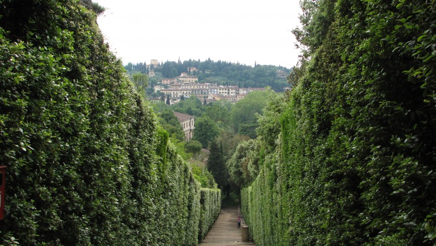 Labyrinth des Garten von Boboli in Florenz