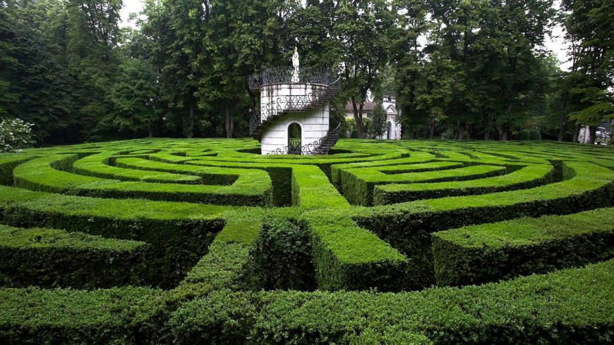 Labyrinth von Villa Pisani, Stra, Venedig