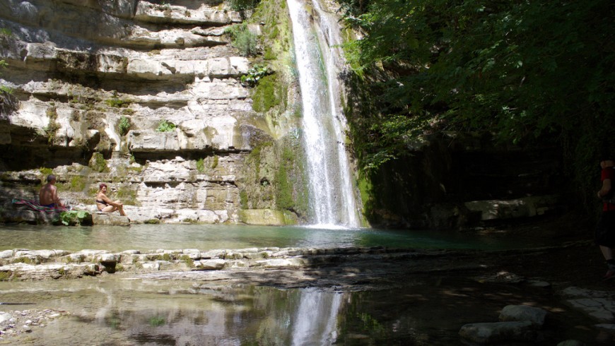 Wasserfälle von Acquacheta (Forlì- Cesena)