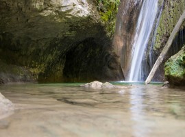 Der Wasserfall von Molina Park, Fumane (Verona)