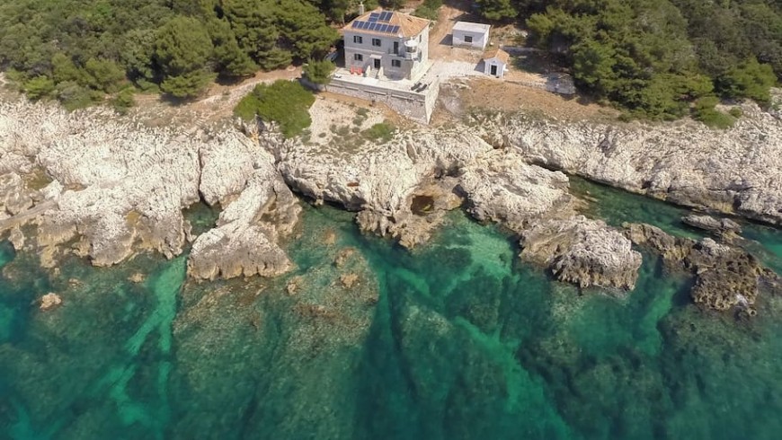 Crna Punta Lighthouse, Kroatien