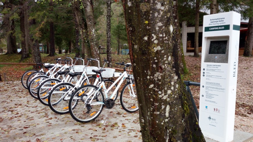 Verleih von Fahrrädern in der Nähe vom Camping, Foto von Silvia Ombellini