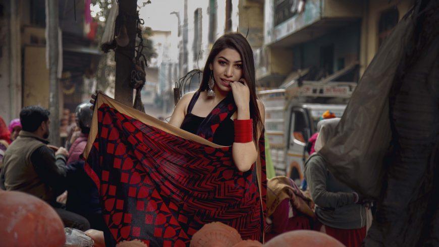 Einen indischen Sari kaufen