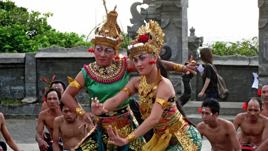 Traditioneller balinesischer Tanz.