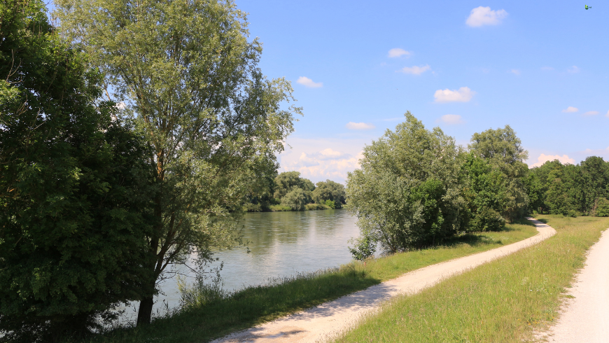 Radweg an der Donau, Niederbayern