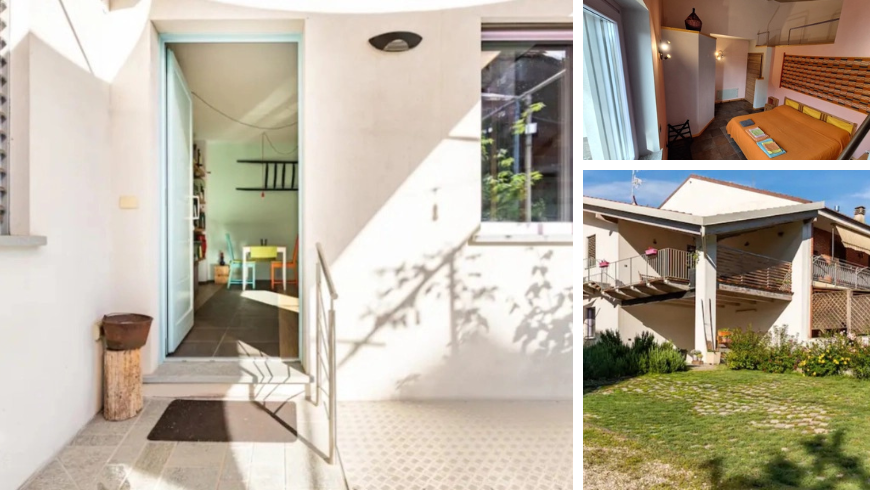 Räume und Garten von La Noisette B&B