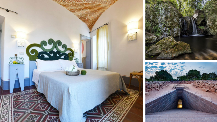 BISOS Eco Diffused Hospitality im sardischen Dorf Paulilatino, in der Nähe des Wasserfalls Sos Molinos und des Heiligen Brunnens von Santa Cristina.
