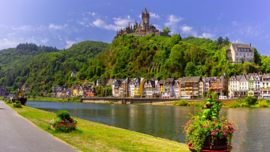 Cochem, Landschaft und Schloss
