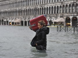 Alta marea en Venecia