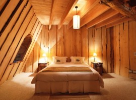 Dormitorio del Magic Mountain Hotel en la Patagonia. Los 19 hoteles más extraños del mundo