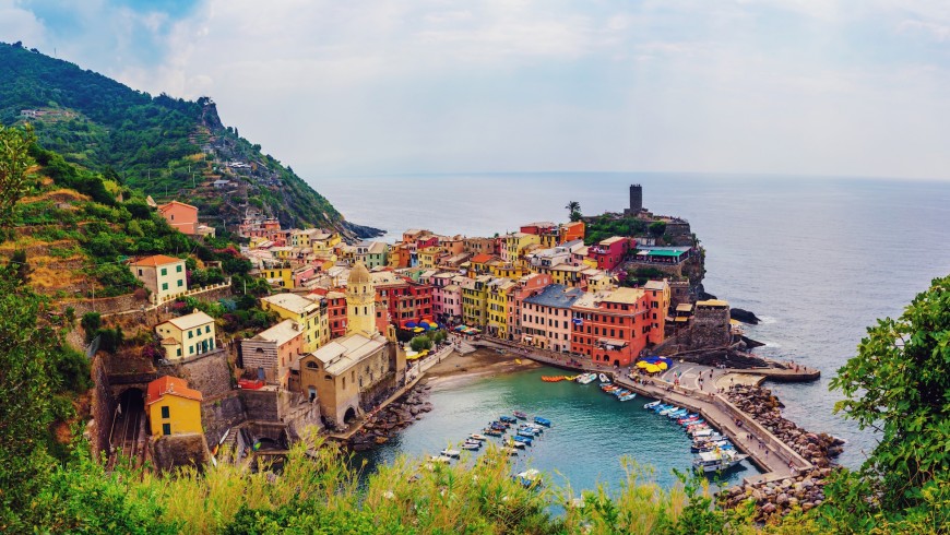 Vista de Manarola,Cinque Terre, Liguria