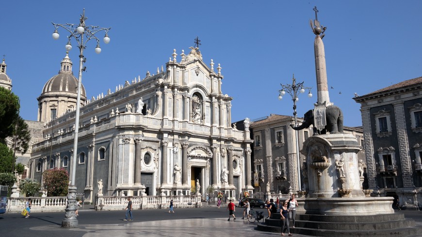 Plaza del Duomo, Catania, Sicilia