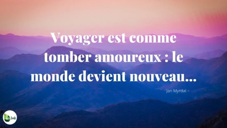 Citations, Pensées et Aphorismes sur le Voyage Ecobnb