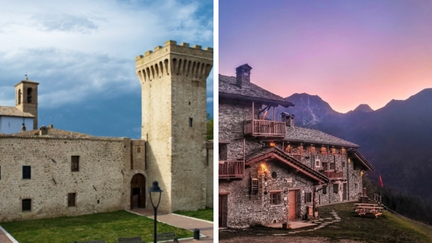 Torre della Botonta et Borgata Sagna Rotonda. Les vacances dans les anciens villages, en contact avec la communauté locale, sont parmi les expériences de voyage les plus demandées de 2023 selon la réservation.