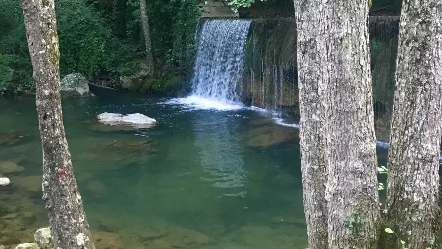 petite cascade à bosco magnano, parc national du Pollino