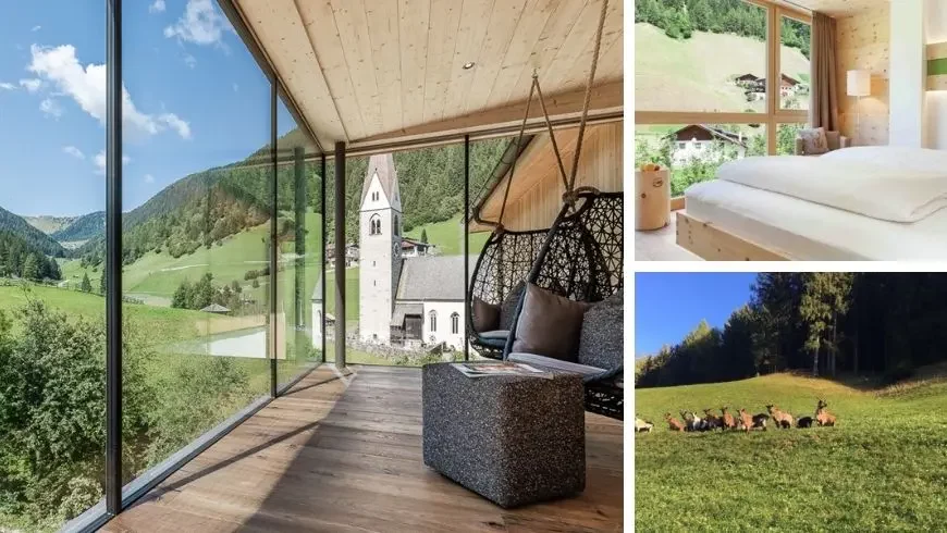 hôtel écologique Natura Rainer dans la nature du Tyrol du Sud en Italie