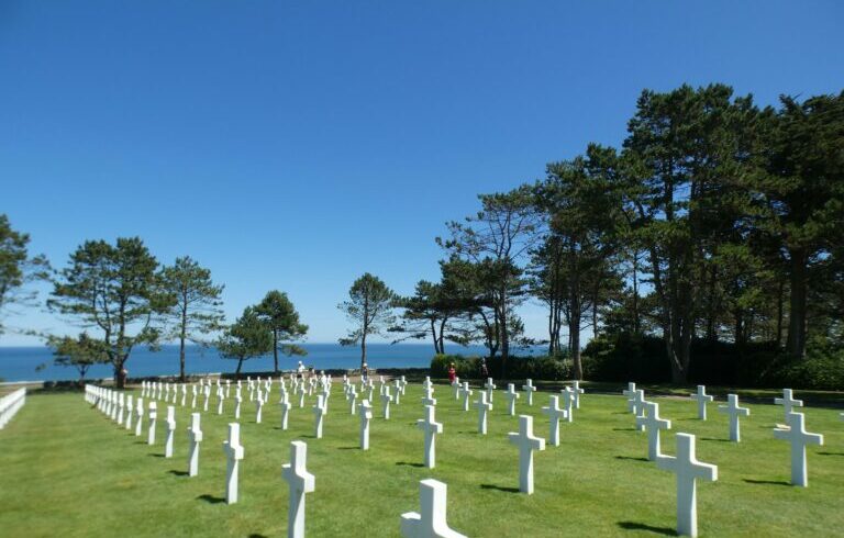 cimetière américain en Normandie 