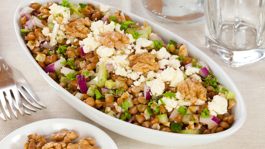 salade de lentilles
