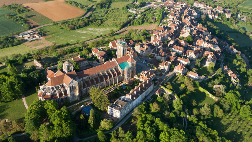 village de Vézelay, classé UNESCO 