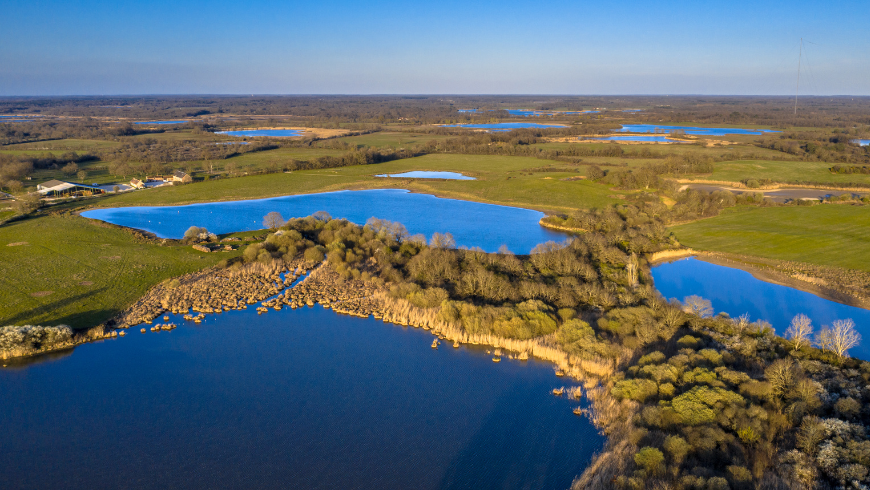 étangs du parc naturel de la brenne, dans la diagonale du vide