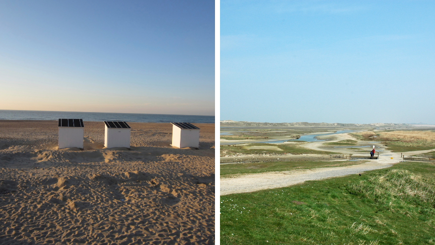 plage à ostende et parc durable du zwin en belgique