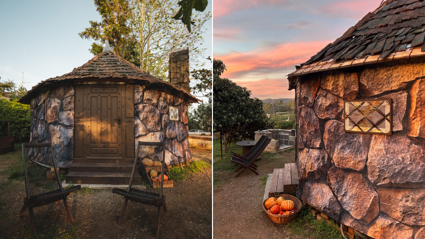 Glamping en Toscane avec cabane de Hagrid